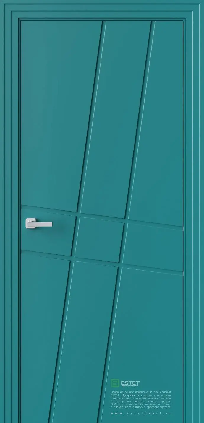 Межкомнатная дверь P15 RAL5021 Синий