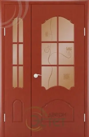 Межкомнатная дверь Кэрол полуторная