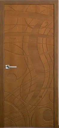 Межкомнатная дверь HT-16 Красное дерево
