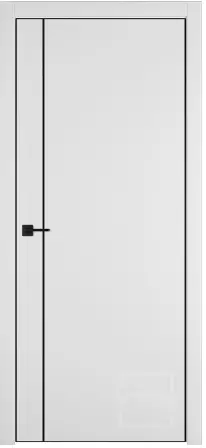 Межкомнатная дверь VFD Urban 1V Emalex ICE кромка Black