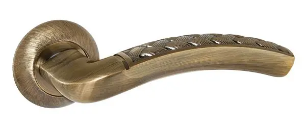 Дверная ручка раздельная PUNTO ATLAS TL ABG-6 зеленая бронза