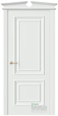 Межкомнатная дверь GL3 эмаль белая (RAL 9003)