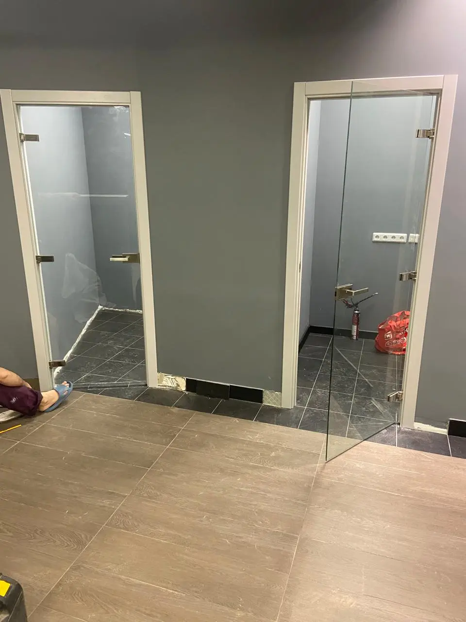 Дверь стеклянная MG-00 Прозрачная