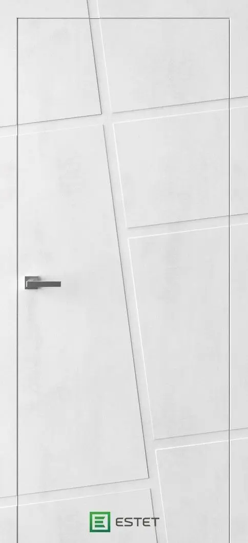 Межкомнатная дверь PV-2 Камень белый Белый с текстурой