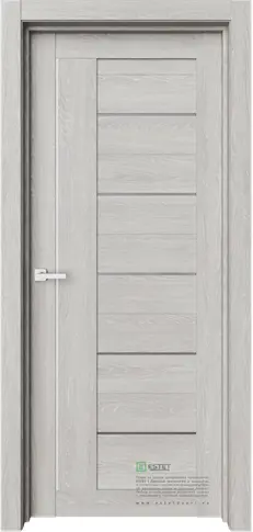 Межкомнатная дверь RE9 Дуб серый, графит Серый