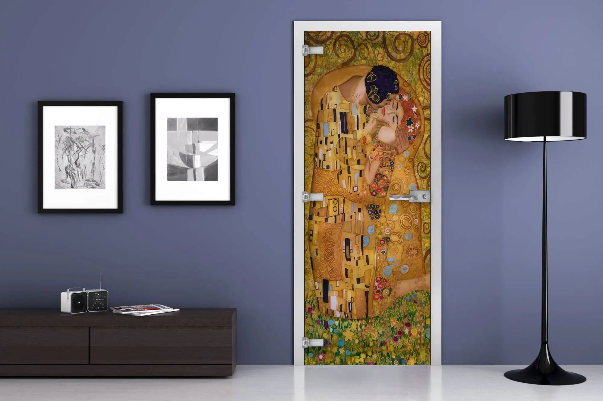 Дверь стеклянная MG-Painting 17