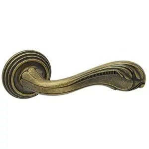 Дверная ручка раздельная FABIO V210 AGED BRONZE