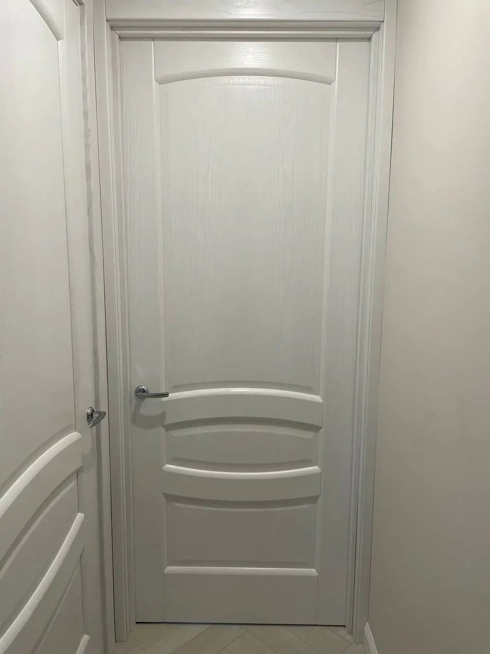 Межкомнатная дверь Веста-6 ПГ, шпон: Беленый дуб