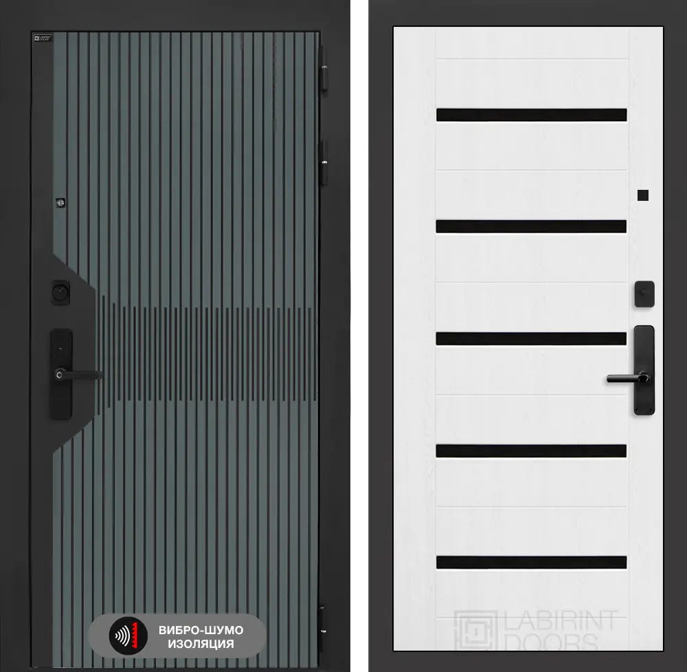 Межкомнатная дверь Смартлаб белое дерево