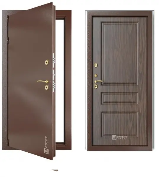 Входная дверь с терморазрывом и шумоизоляцией Аляска 1.1