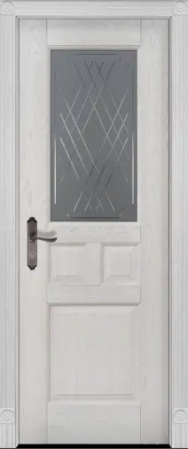 Межкомнатная дверь Таскана DSW ПО вайт