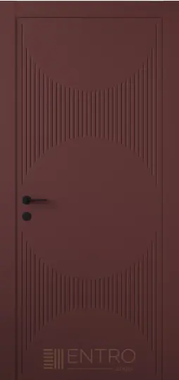 Межкомнатная дверь Entro Unico 4 Красный