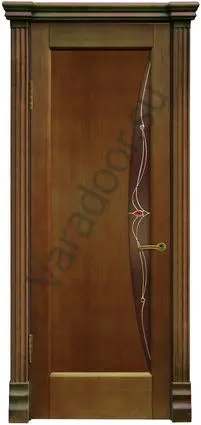 Межкомнатная дверь Реджина "Клео-1", анегри тон 1 Темный Анегри