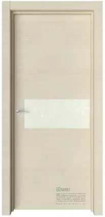 Межкомнатная дверь Омега "Лакобель" Беленый дуб