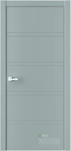 Межкомнатная дверь Perfect P5 лунный Серый