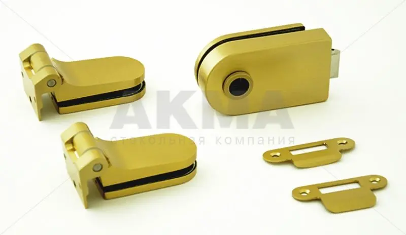 Дверная ручка раздельная N золото