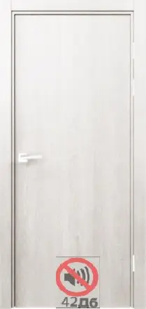 Дверь шумоизоляционная 42dB белый Белый с текстурой