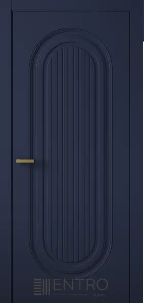 Межкомнатная дверь Entro Prime 4 ПГ велюр сапфир Синий
