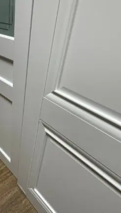 Межкомнатная дверь YD Евро 4 ПГ эмалит белый Белый