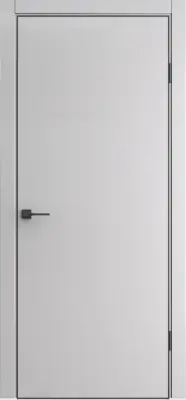 Межкомнатная дверь Portika ПОРТА (Porta)-50 4AB (кромка AL, цвет черный) Nardo Grey