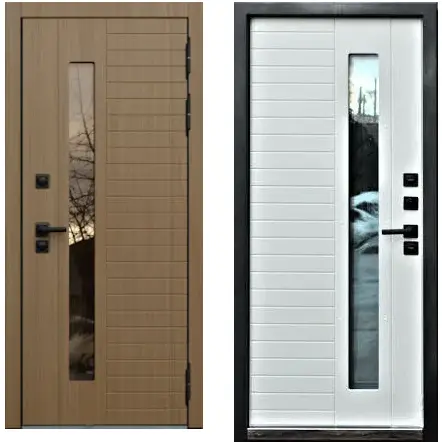 Входная дверь с терморазрывом Броня Крафт дуб светлый