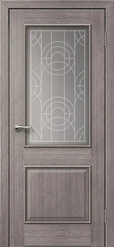 Межкомнатная дверь Модерн-5 ПО Акация Серый