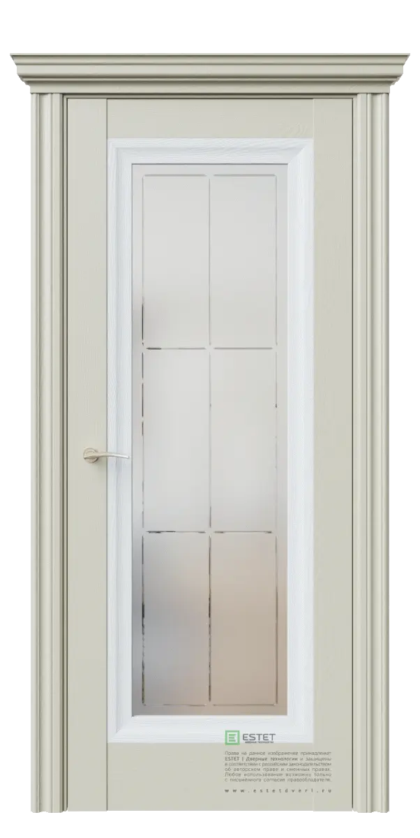 Дверь межкомнатная Estet BR2 cтекло 1 Серый