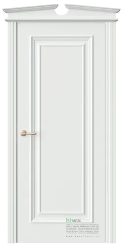 Межкомнатная дверь GL1М эмаль белая (RAL 9003)