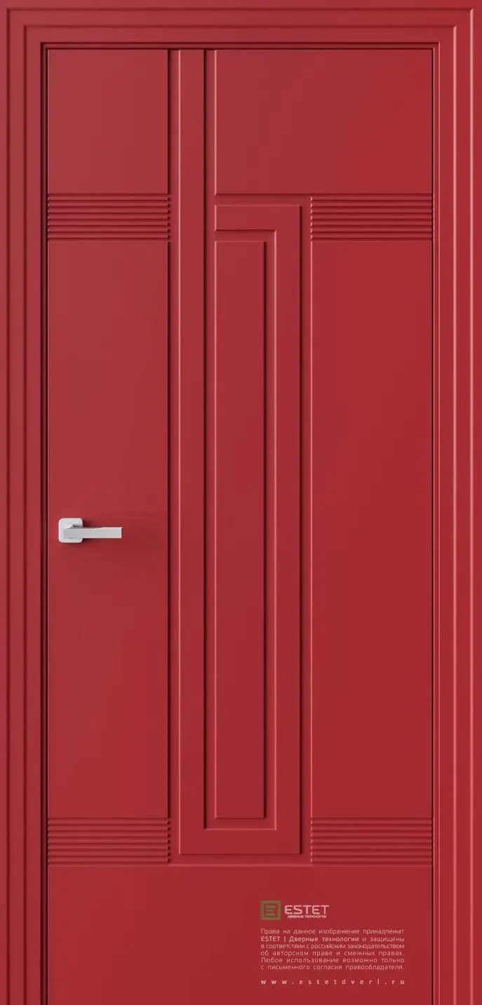 Межкомнатная дверь P22 RAL3002 Красный