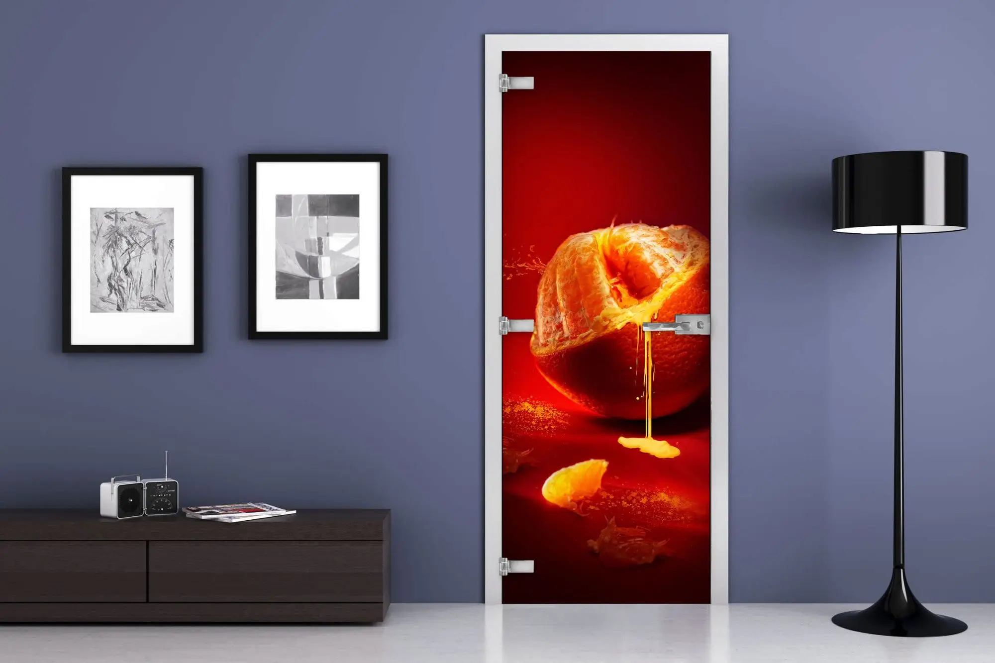 Дверь стеклянная MG-Frute 8