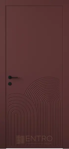 Межкомнатная дверь Entro Unico 9 Красный