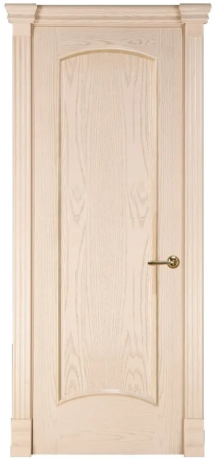 Межкомнатная дверь Экзотика ПГ, шпон: ясень тон 6 Светлый
