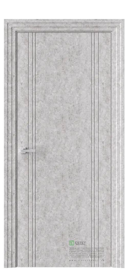 Межкомнатная дверь P14 бетон серый Бетон