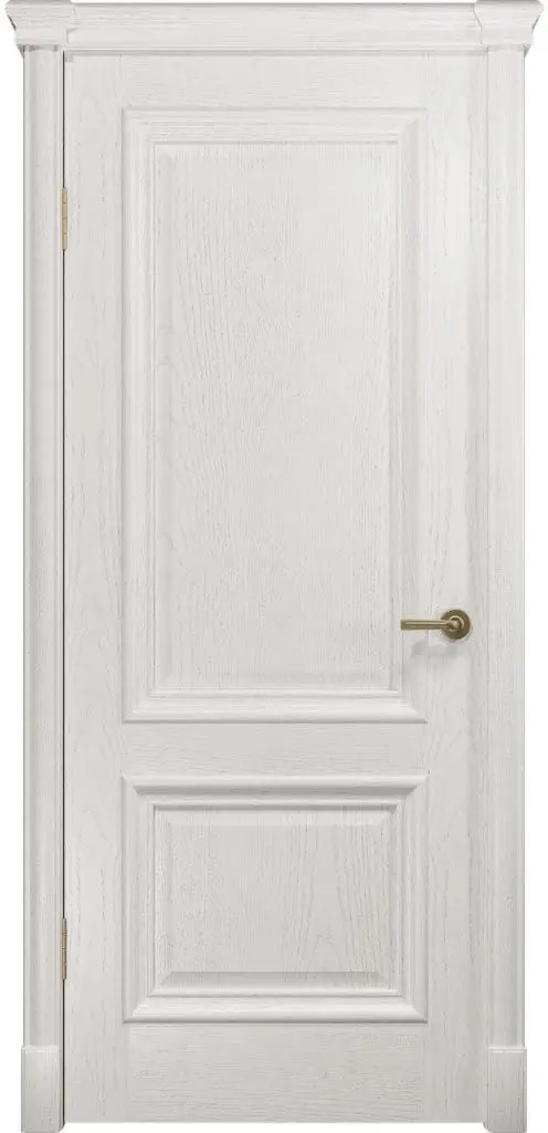 Межкомнатная дверь Прага ПГ, шпон: ясень тон 6 Светлый