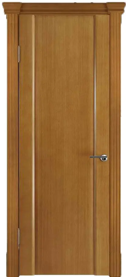 Межкомнатная дверь Палермо ПГ, шпон: анегри тон 2 Светлый Анегри