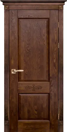 Межкомнатная дверь Классик 4 ПГ античный орех