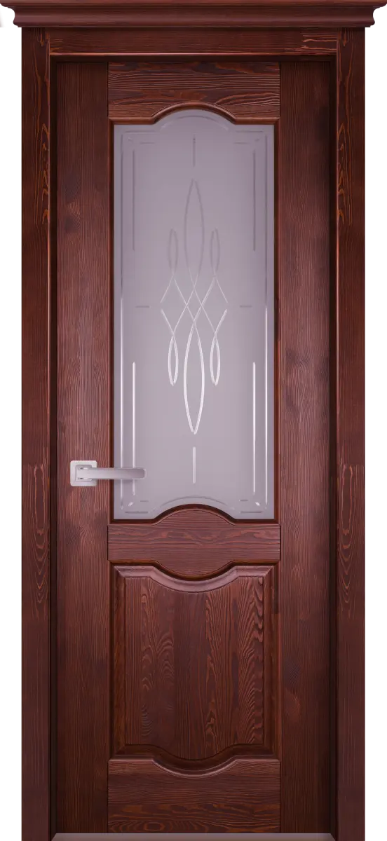 Межкомнатная дверь Феррара ПО махагон браш