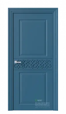 Межкомнатная дверь N25 RAL5009 Синий