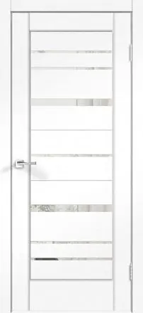 Межкомнатная дверь Premier 22 SOFTTOUCH Ясень Белый ст.зеркало Белый ясень Зеркало