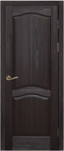 Межкомнатная дверь Лео ПГ венге браш сосна