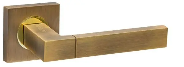 Дверная ручка раздельная FUARO ETHNO KM AB/GP-7