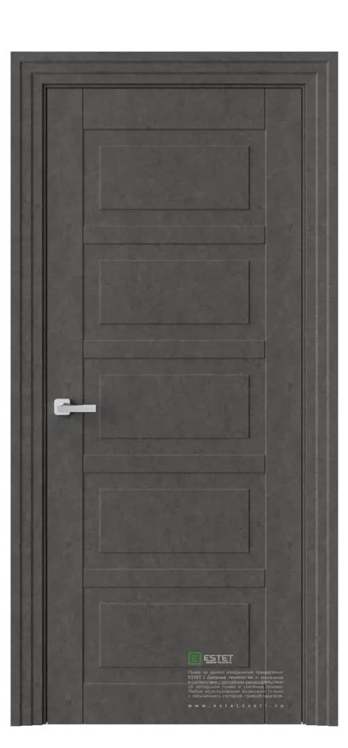 Межкомнатная дверь P24 Бетон антрацит Антрацит