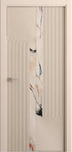 Межкомнатная дверь Каррара-2 RAL 1015 Бежевый