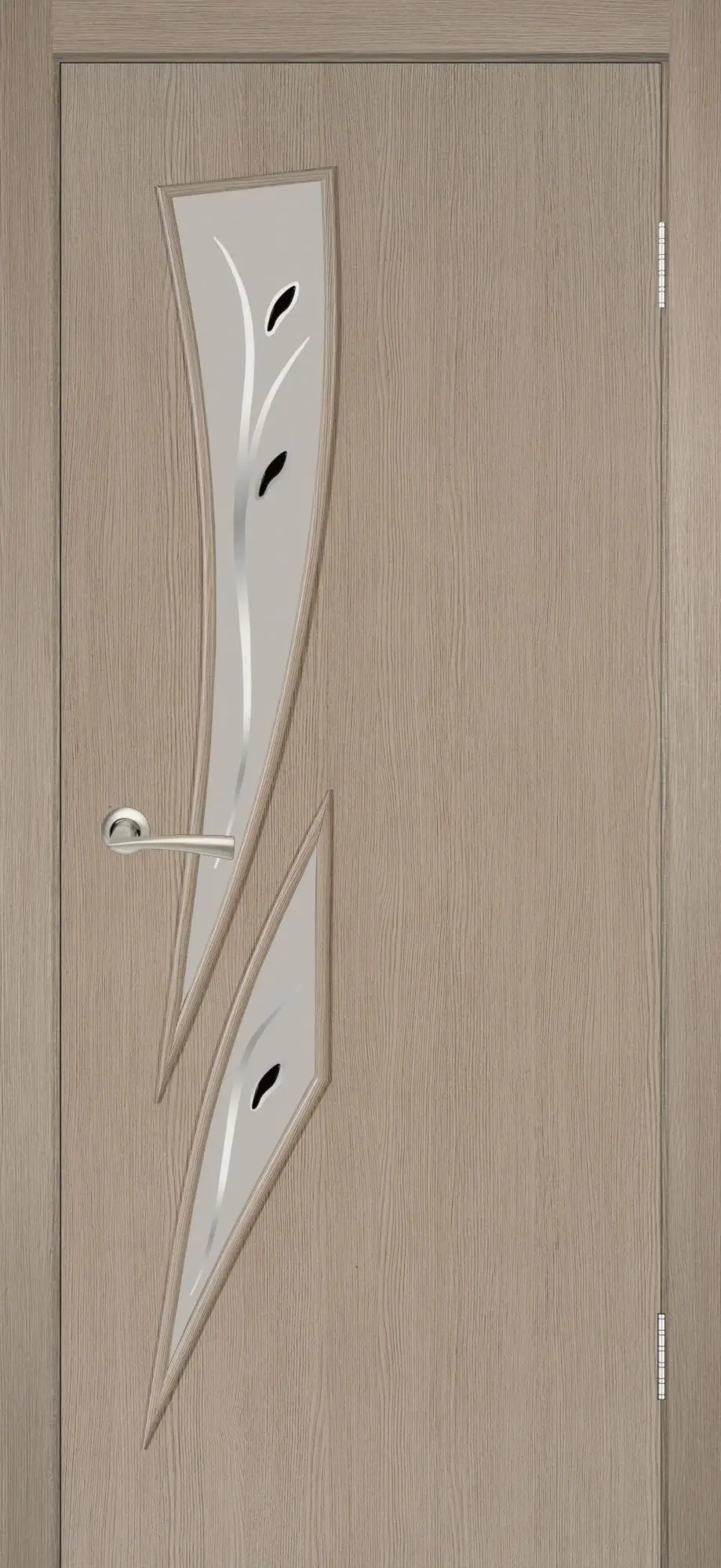 Межкомнатная дверь Стрелиция ПО худож капучино Бежевый