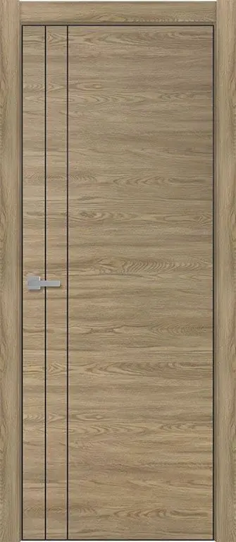Межкомнатная дверь Uberture TAMBURAT 4105 ДУБ МАДЕЙРА, ЧЁРНАЯ КРОМКА Дуб
