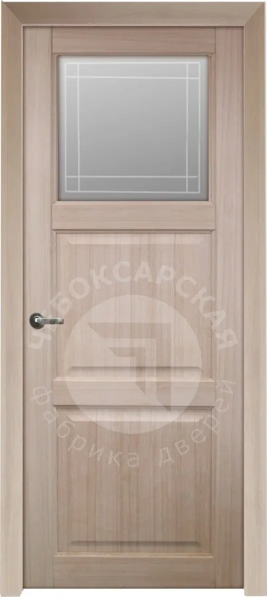 Межкомнатная дверь ЧФД PROFILE Лоджия ДВО Дуб