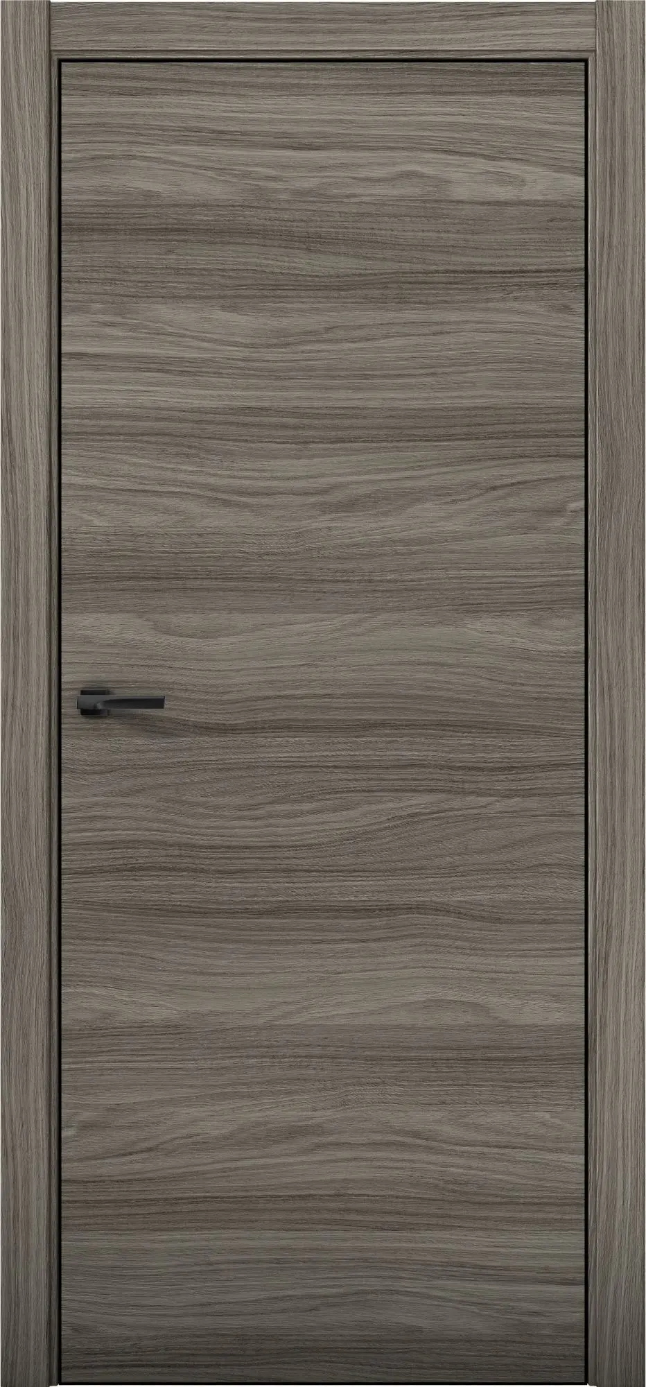 Межкомнатная дверь Pu 1 Плутоний ABS Дуб миндаль Серый