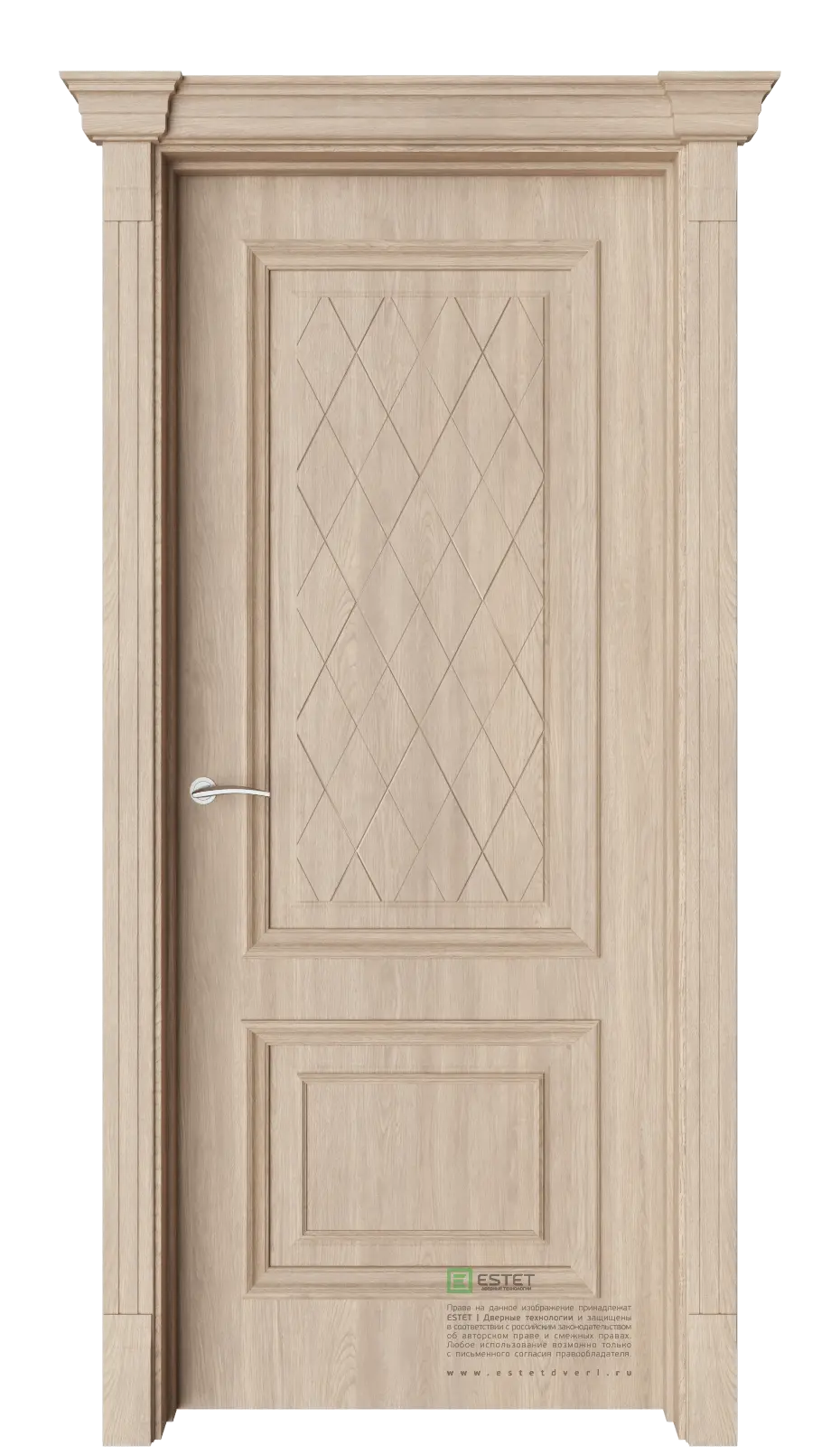 Межкомнатная дверь GE3M Rete Брандо Дуб