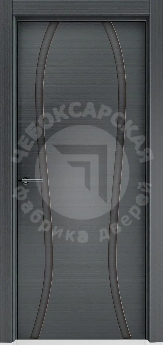 Межкомнатная дверь ЧФД TREND Сириус 2 узких ПГ