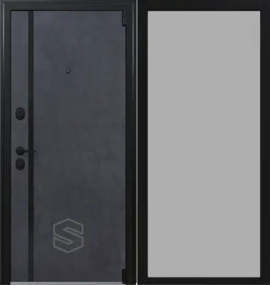 Входная дверь с шумоизоляцией  Sigma Премиум Нью Грей